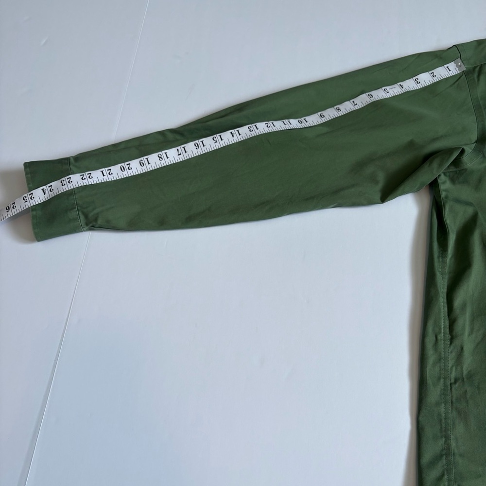 L.L. Bean Green Long-Sleeve Button-Down Shirt, Like New, Sz L-Regular. - Picture 8 of 11